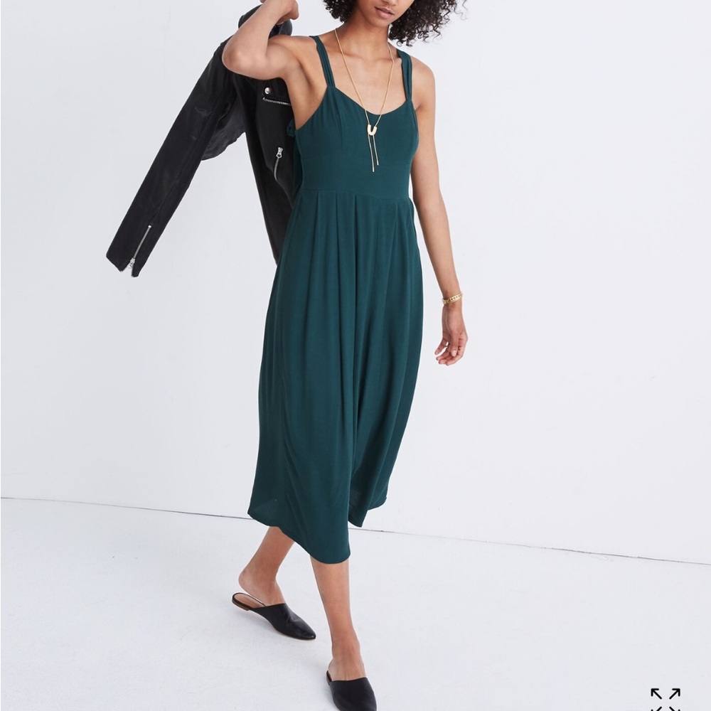 Madewell Tie-Strap Midi Dress - Size 8